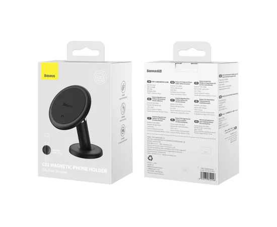 Автодержатель Baseus C01 (Stick-on Version) (C40140803113-00) Cluster Black