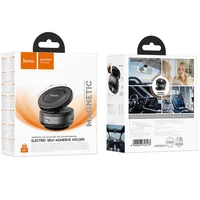 Автодержатель Hoco H87 Dragon electric suction cup magnetic (universal) Black / Metal gray