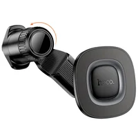 Автодержатель Hoco H74 Crown ring magnetic (air outlet) Black / Metal gray