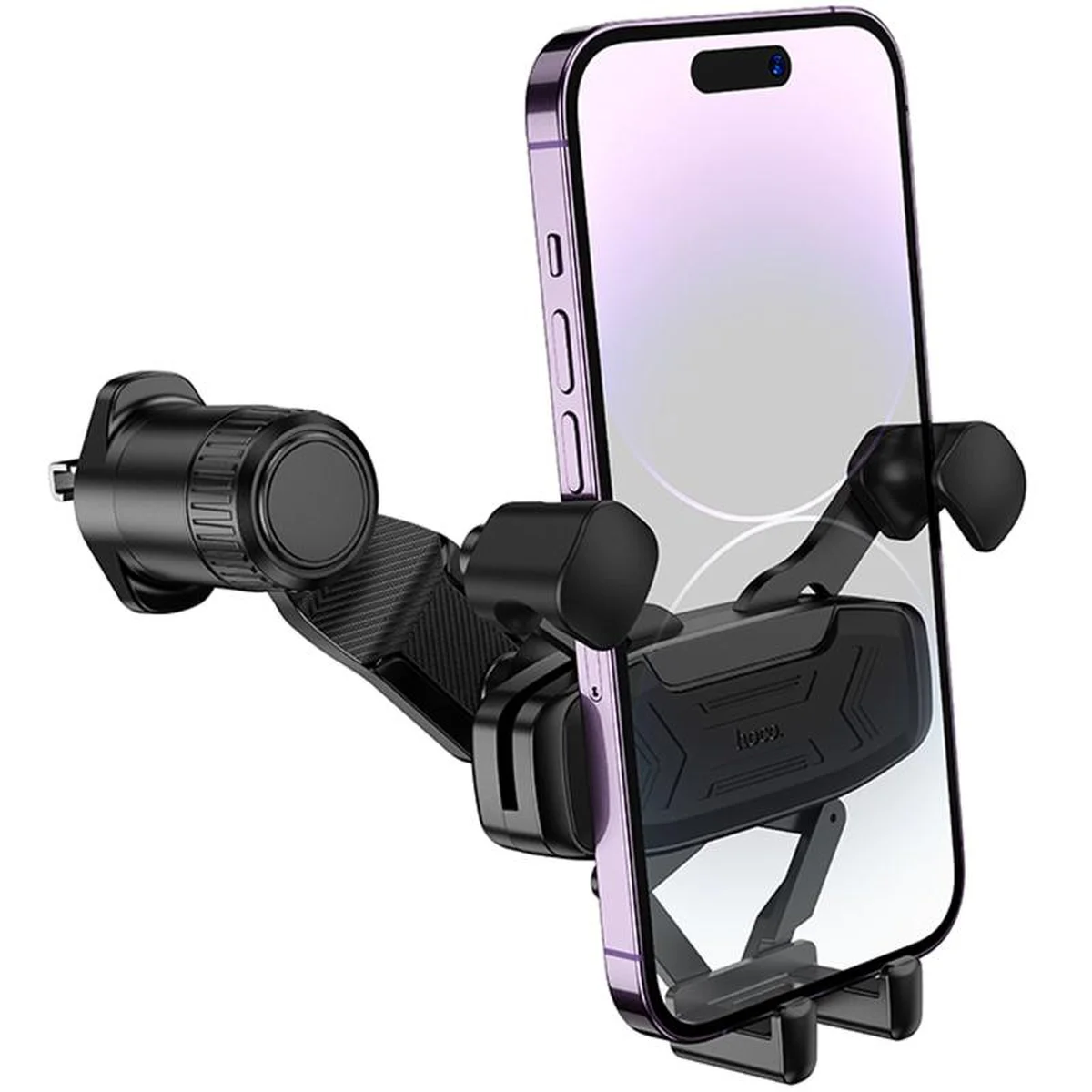 Автодержатель Hoco H66 Gamble gravity linkage (air outlet) Black