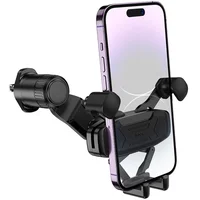 Автодержатель Hoco H66 Gamble gravity linkage (air outlet) Black