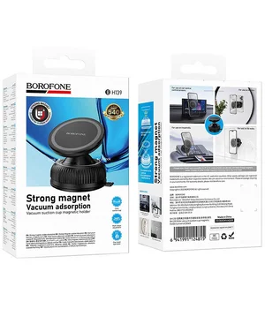 Автотримач Borofone BH139 Rider Vacuum Suction Magnetic Black