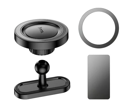 Автодержатель Hoco H58 Show ring magnetic (multi-scene) Black