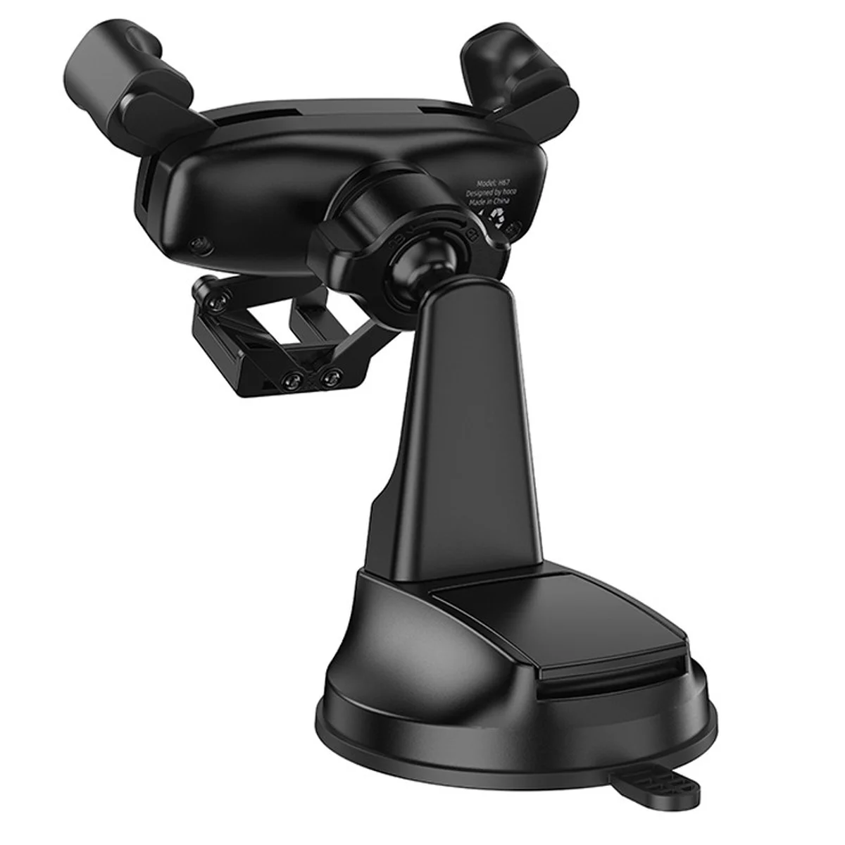 Автоутримувач Hoco H67 Gamble gravity linkage (center console) Black