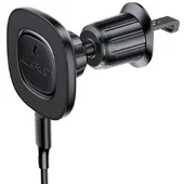 Автодержатель с БЗУ Acefast D46 QI2 Magnetic Charging 15W (air outlet) Black