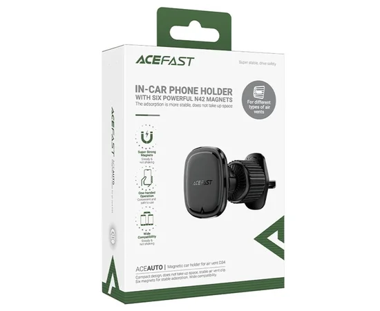 Автодержатель Acefast D34 Black