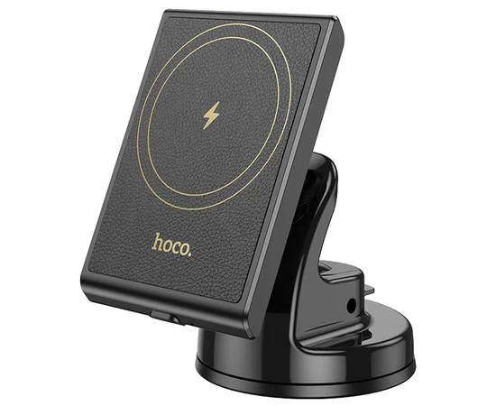 Автодержатель с БЗУ Hoco HW20 Precious (center console) Black