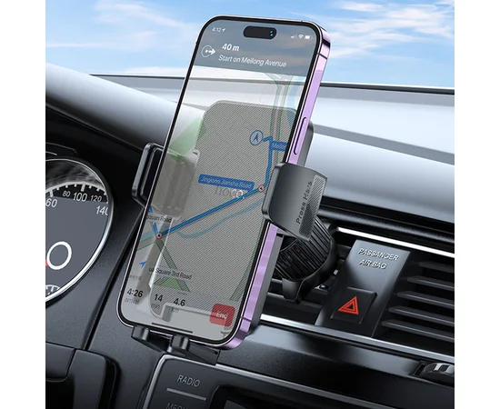 Автодержатель Hoco H36 Cheeatag (air outlet) Black