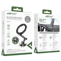 Автодержатель Acefast D20 magnetic car holder Metal gray