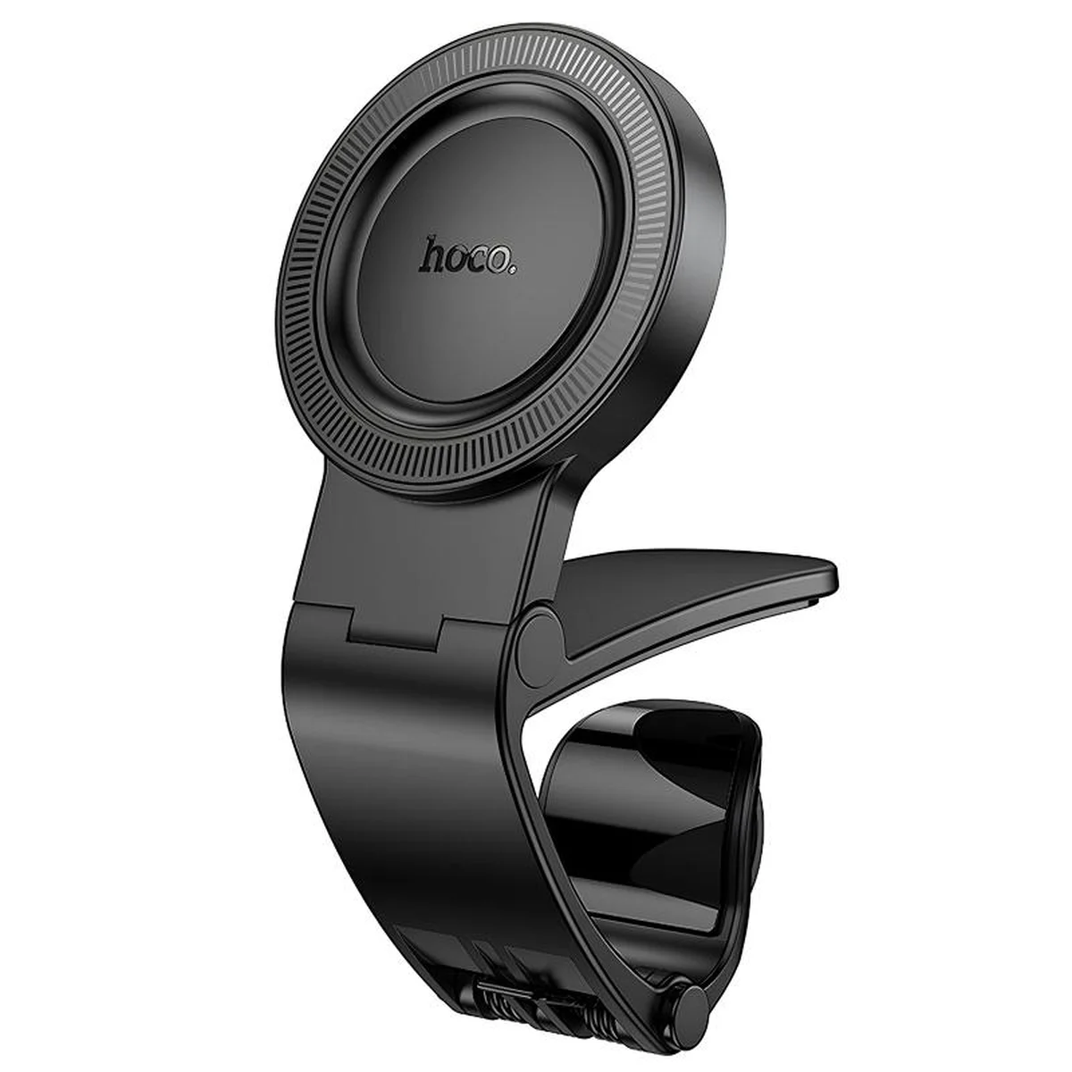 Автоутримувач Hoco H60 Show ring magnetic (dashboard) Black