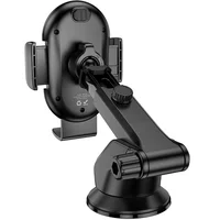 Автоутримувач Borofone BH134 Rio push-type (center console) Black