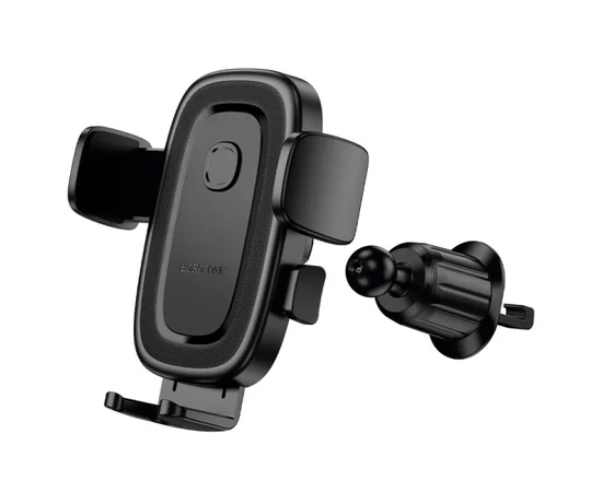 Автодержатель Borofone BH131 One-key Lock (air outlet) Black