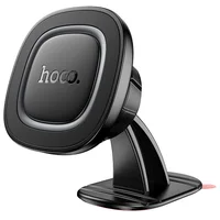 Автодержатель Hoco H73 Crown magnetic (center console) Black / Metal gray