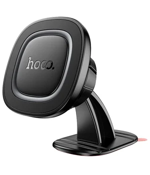 Автоутримувач Hoco H73 Crown magnetic (center console) Black / Metal grey