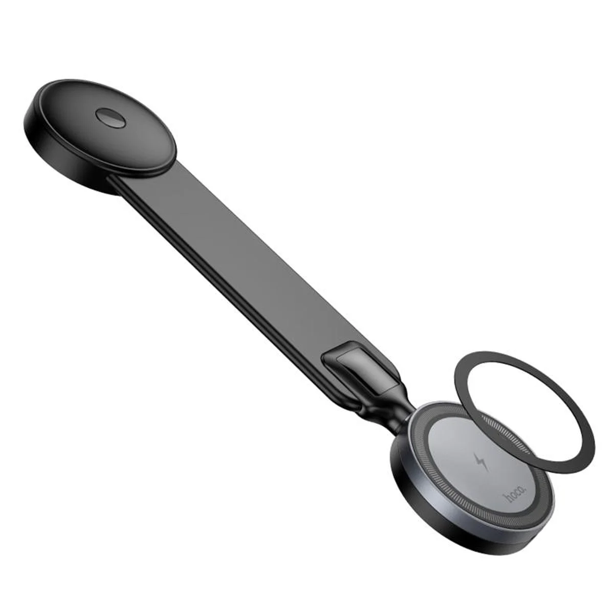 Автодержатель с БЗУ Hoco HW29 Magnetic Wireless Charging 15W Black