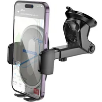 Автоутримувач Borofone BH134 Rio push-type (center console) Black