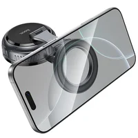 Автодержатель Hoco H92 High vacuum suction cup magnetic (universal) Black / Metal gray