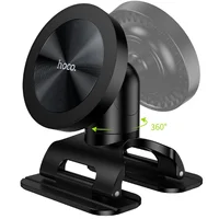Автодержатель Hoco H97 Eminent pull clip (center console) Black