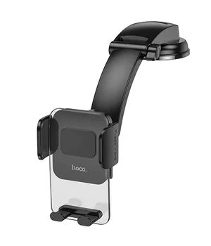 Автодержатель Hoco CA118 Delicate press type (center console) Space Black