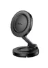 Автодержатель Hoco H61 Show folding ring magnetic (dashboard) Black / Metal gray