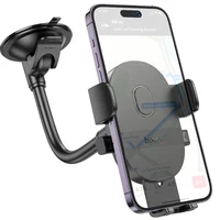 Автодержатель Hoco H20 Mighty one-button (windshield) Black