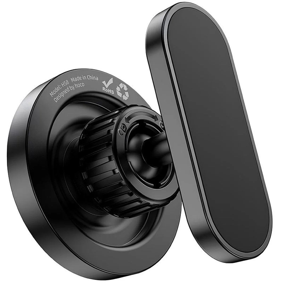 Автодержатель Hoco H58 Show ring magnetic (multi-scene) Black