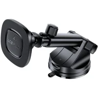 Автодержатель с БЗУ Acefast D47 Magnetic Charging 15W (center console) Black