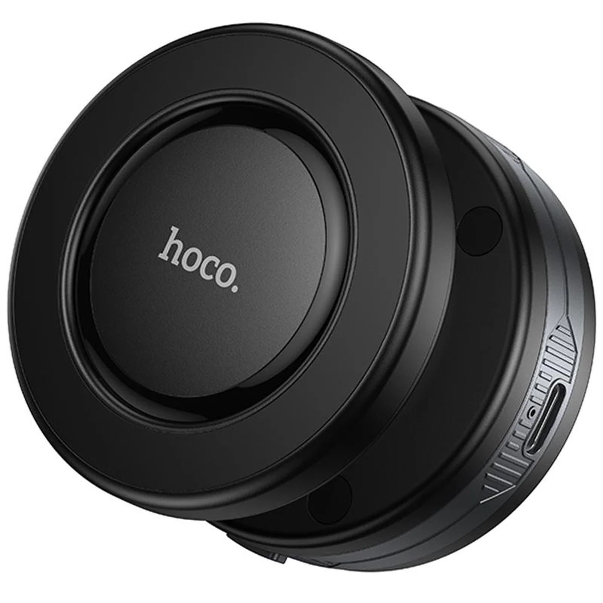 Автодержатель Hoco H87 Dragon electric suction cup magnetic (universal) Black / Metal gray