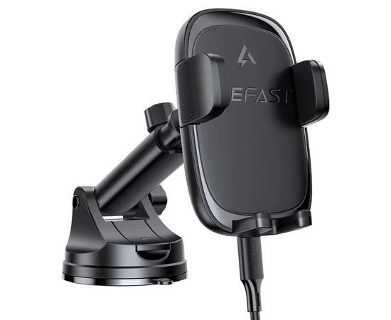 Автодержатель с БЗУ Acefast D49 Wireless Charging 15W Black