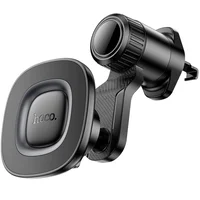 Автодержатель Hoco H74 Crown ring magnetic (air outlet) Black / Metal gray