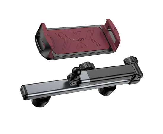 Автотримач Hoco H69 Gamble telescopic на підголівник Black/Red