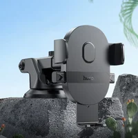 Автодержатель Hoco H19 Mighty one-button (center console) Black