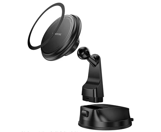 Автодержатель Borofone BH136 Parker ring magnetic (center console) Black