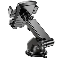 Автодержатель Hoco CA83 David one-button (center console) Black