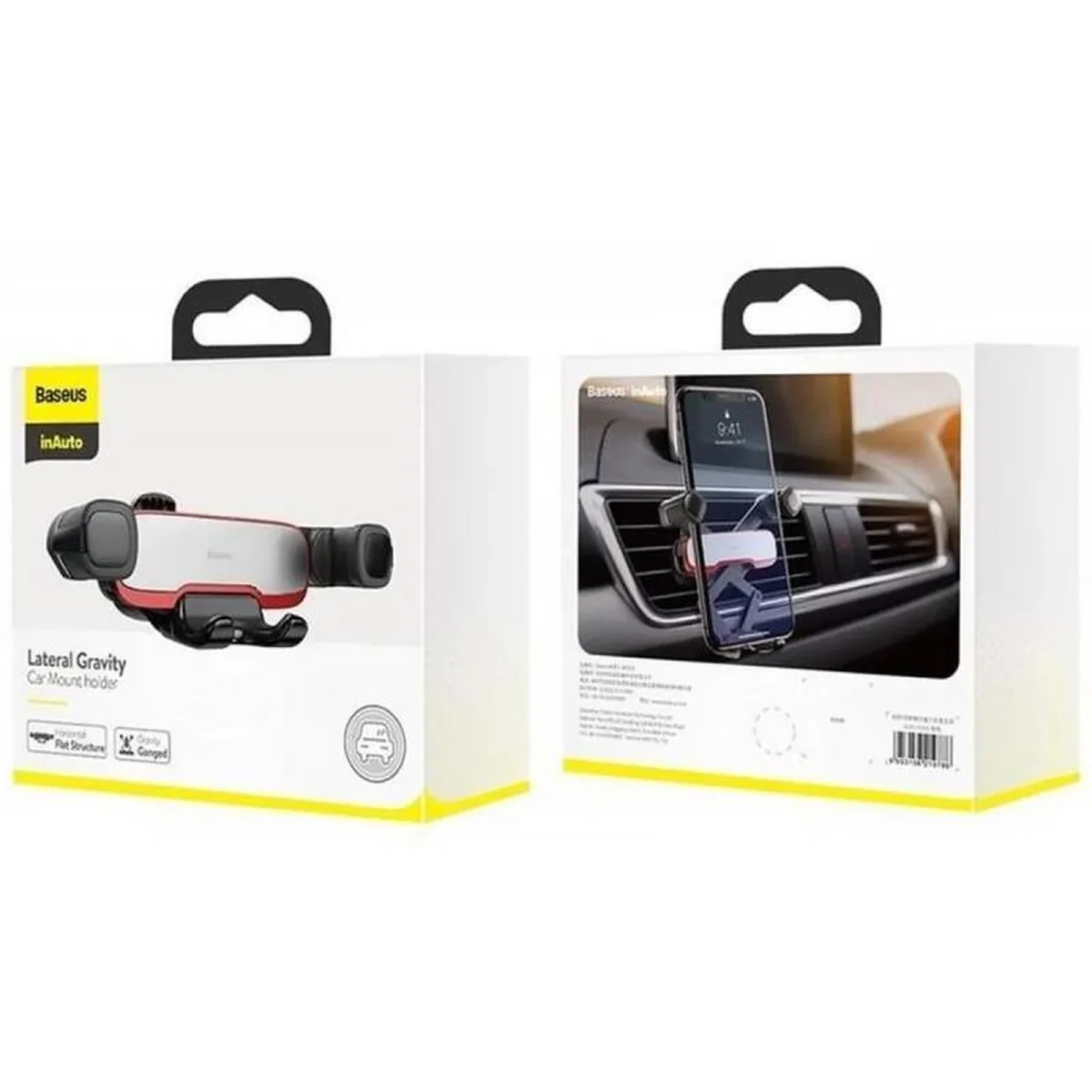 Автодержатель Baseus Mr Hui Gravity Car Mount (SUYL-HU0) Silver