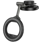 Автодержатель Hoco H77 View (center console) Black / Metal gray