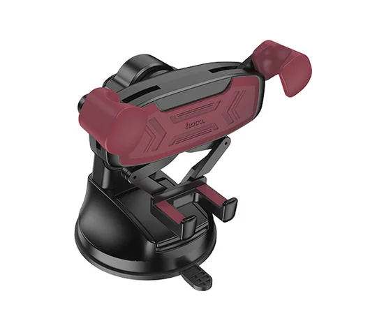 Автодержатель Hoco H67 Gamble gravity linkage (center console) Black / Red