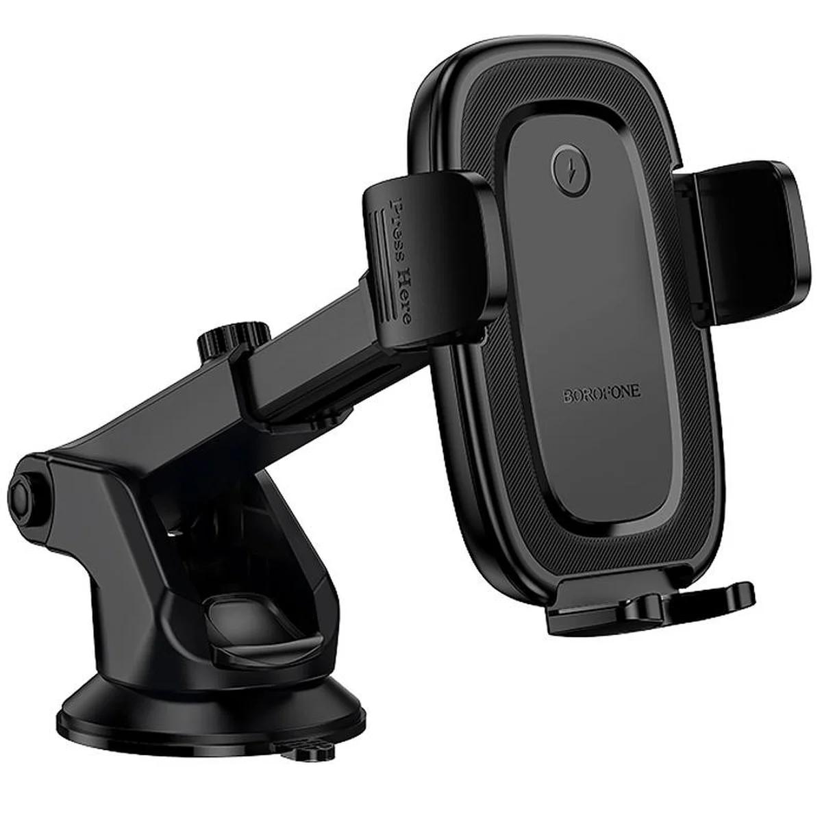 Автодержатель с БЗУ Borofone BH223 Follower 15W (center console) Black