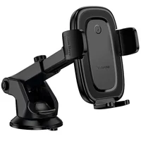 Автодержатель с БЗУ Borofone BH223 Follower 15W (center console) Black