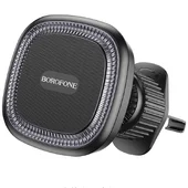 Автодержатель Borofone BH96 NT Ice ring magnetic (air outlet) Black / Gray
