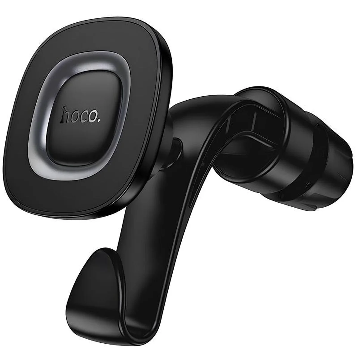 Автодержатель Hoco H99 Crown magnetic на подголовник Black metal gray