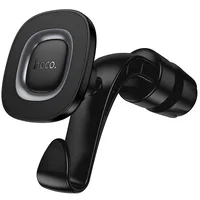 Автодержатель Hoco H99 Crown magnetic на подголовник Black metal gray