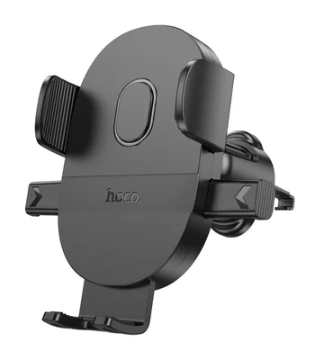 Автодержатель Hoco H18 Mighty one-button (air outlet) Black