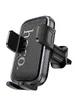 Автодержатель Hoco H78 Vista push-type (air outlet) Black / Metal gray