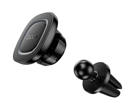Автодержатель Hoco H72 Crown magnetic (air outlet) Black / Metal gray