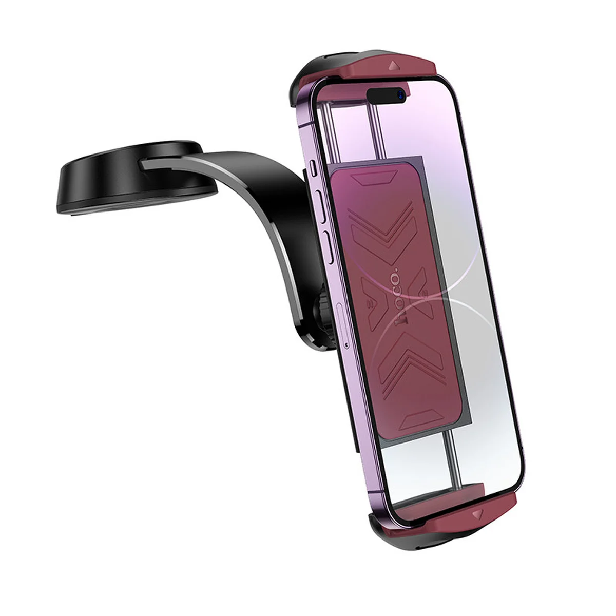 Автодержатель Hoco H68 Gamble tablet (center console) Black / Red