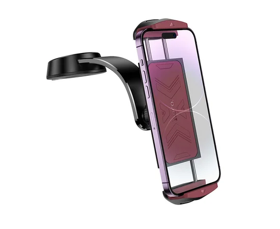 Автодержатель Hoco H68 Gamble tablet (center console) Black / Red