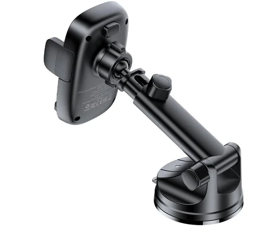 Автодержатель с БЗУ Acefast D49 Wireless Charging 15W Black