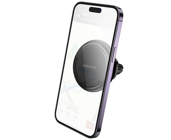 Автодержатель Borofone BH135 Parker ring magnetic (air outlet) Black