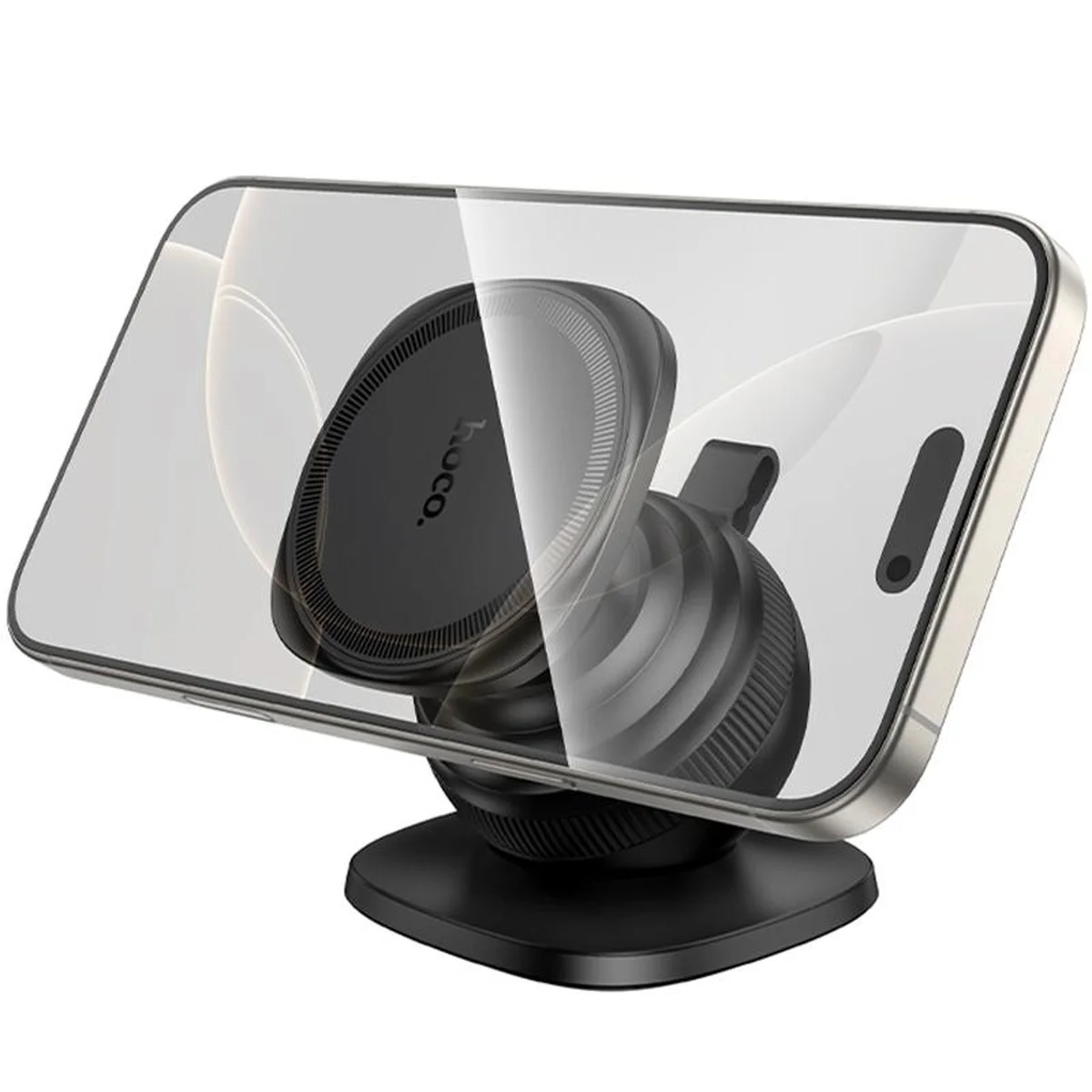 Автоутримувач Hoco H103 Daisy magnetic (center console) Black